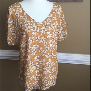 CABi Floral Blouse Size Small